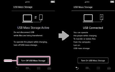 USB 대용량저장소모드사용하기 Walkman 을 Windows 컴퓨터에연결하는경우다음모드를사용할수있습니다. USB 대용량저장소모드 컴퓨터는 Walkman 을 USB 저장장치로사용합니다. 컴퓨터와 Walkman 사이에데이터를전송할수있습니다.