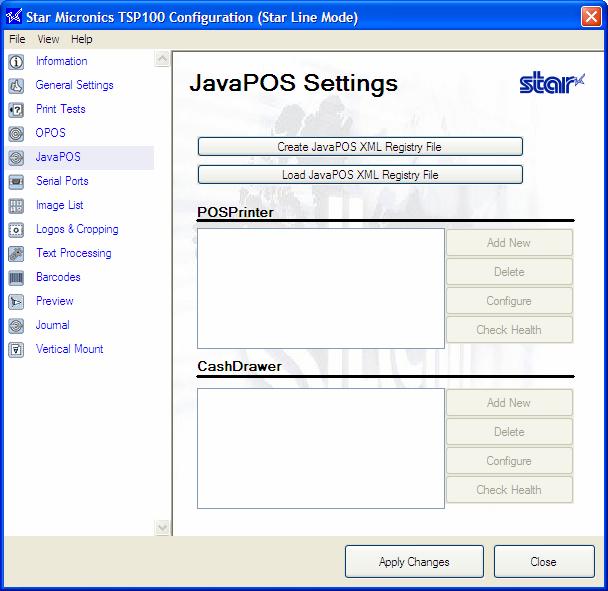 4.7. JavaPOS 설치 JavaPOS 프린터디바이스는윈도우드라이버에포함되어있습니다.