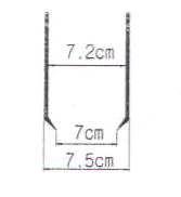 1B₁=7.2m, B₂=2.8m 2B₁=7.8m, B₂=2.2m 3B₁=6.2m, B₂=3.8m 4B₁=6.8m, B₂=3.2m 8 72. 다음그림과같은 Sampler 에서면적비는얼마인가? 68. 입경가적곡선에서가적통과율 30% 에해당하는입 경이 D =1.2mm 일때다음설명중옳은 1 균등계수를계산하는데사용된다. 2 이흙은유효입경은 1.2mm 이다.