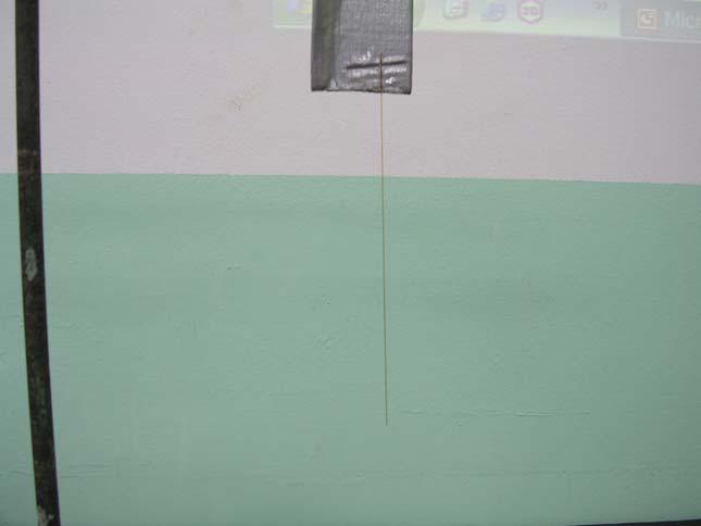 3-1-3. 실험방법 1 Tubing 을적당한길이 ( 약 10~15 cm) 로자른다른다음테이프를 이용하여스탠드에수직방향으로단단하게고정시킨다. 그림 6.