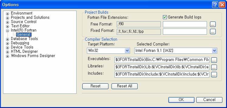 C: Program Files MPICH2 include C: Program Files MPICH2 lib MPICH2 의 library 와 include 디렉토리를설정한다.