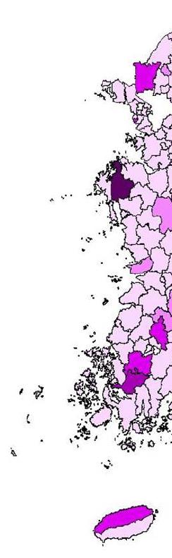 산업단지미분양장기화가능성 - 산업단지지구지정및개발권의지방이양으로증가하는일반산업단지와농공단지가지구지정후개발되지않거나개발후미분양되는경우가나타남 - 2009년말기준대부분의지방중소도시에서미분양이나타나고있음 - 향후신규산업용지수요감소와더불어기존제조업기지이전또는경쟁력악화가진행될경우중소도시의산업단지미분양장기화가능성존재 < 그림 1-12>