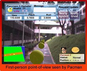 게임을실외공간에서구현 Pacman과 Ghosts