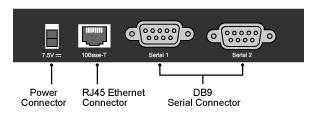 Tx PS200의지정된시리얼포트를통해나가는데이터흐름이있을때 깜박거린다. 2.1.3 PS400 패널배치 PS400의전면패널에는전원스위치 1개, DB9 시리얼포트커넥터 1개및상태표시를위한 LED 표시등 12개가있습니다.
