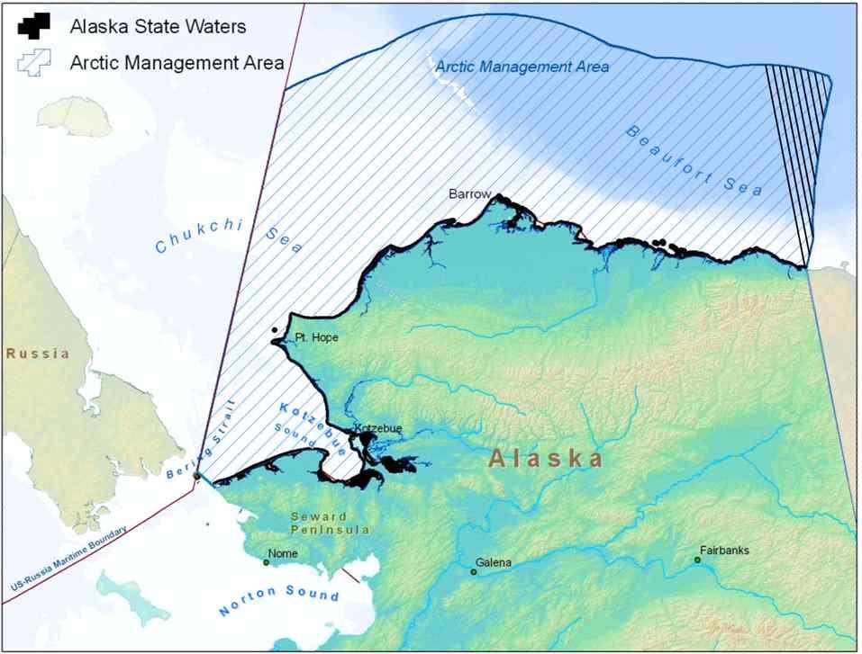 미국과 EU는세계모든운항이북서항로를통해자유롭게통과할수있는국제해협 (International Straits) 이라고주장하고있다. 52) 또한미국과캐나다양국은알래스카의보퍼트해에서해양경계획정갈등을겪고있다. 보퍼트해는미국알래스카와캐나다북극섬들사이에위치하고있으며, 이지역에대량의석유 가스가매장되어잇는것이밝혀지면서양국간분쟁이격화되고있다.