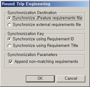1 Synchronize JFeature requirements file : JFeature 요구사항파일의변경사항을