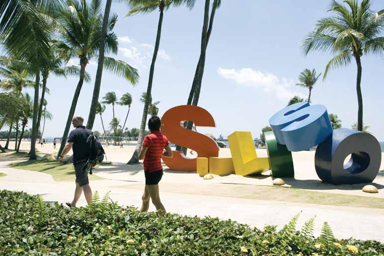 Attraction 센토사섬 Sentosa Island 눈부신해변, 스릴만점의어트랙션,