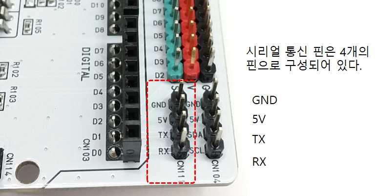 블루투스모듈은다음과같이