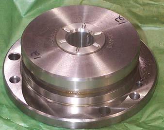 moving parts Tapered land or pocket type oil film bearing for thrust loads Single piece