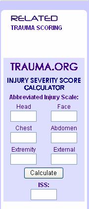 ISS (Injury Severity Score) ISS = AIS(1) 2 +AIS(2) 2 +AIS(3) 2 Need a summary score