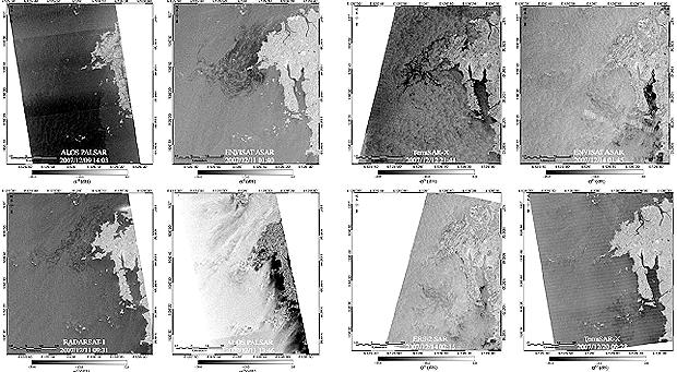 SAR.,,,.,,. 3-4 해류 SAR. Along-Track Interferometry(ATI), TerraSAR-X Radarsat-2 SAR ATI. 3-5 해저지형 SAR. SAR.,.. 3-6 유류 / 생물막. SAR ([ 12]). SAR, /.