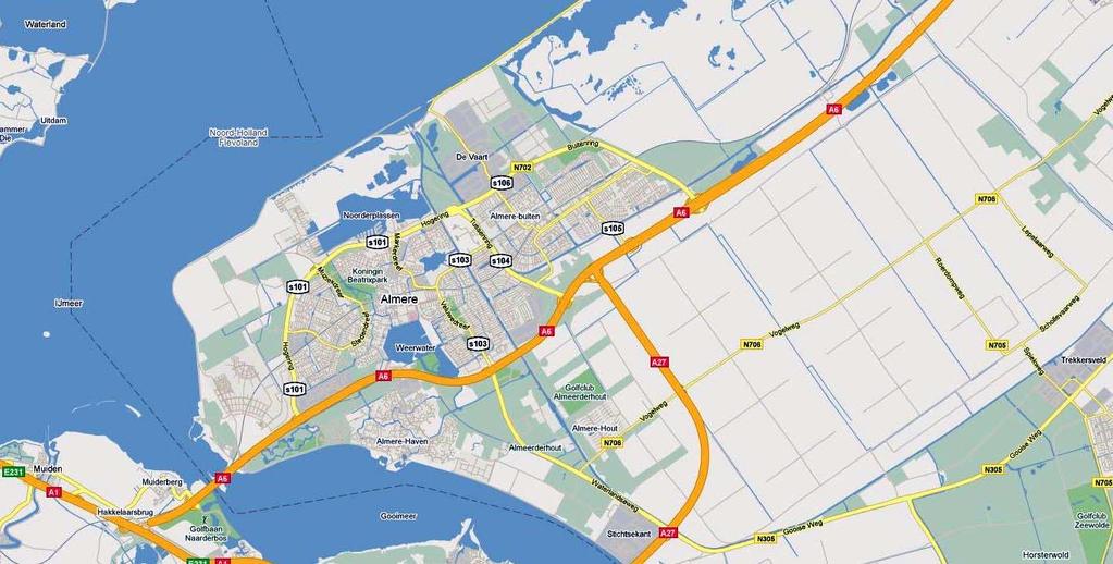네덜란드알메르 (Almere) 신도시개발지현장시찰 개요 면적 : 248.77km2 인구 : 186,011인 (1,369인/ km2 ) 알메르시의자치구는 6개로 Almere Stad, Almere Haven, Almere Buiten, Almere Hout, Almere Poort( 건설중 ), Almere Pampus( 입안중 ) 임.