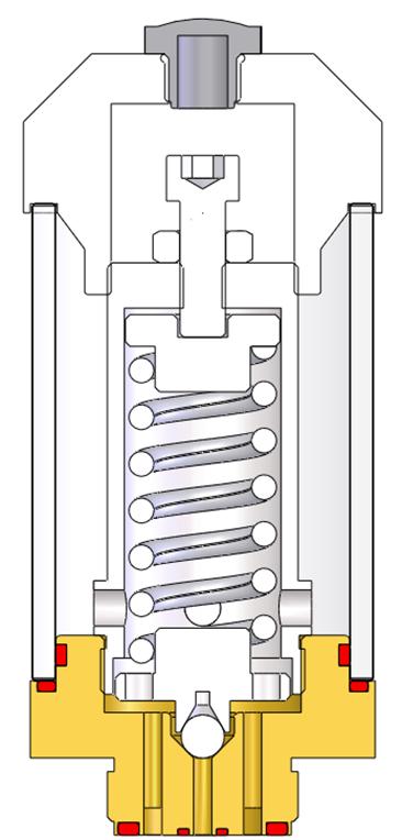 9-7. 릴리프밸브 릴리프밸브의작용 - 릴리프밸브는과도한압력을해제하여제품및시스템을보호하는용도로사용됩니다. - 제품출하시릴리프밸브의해제압력은펌프의최대허용토출압력의 130% 정도로설정되어있습니다.