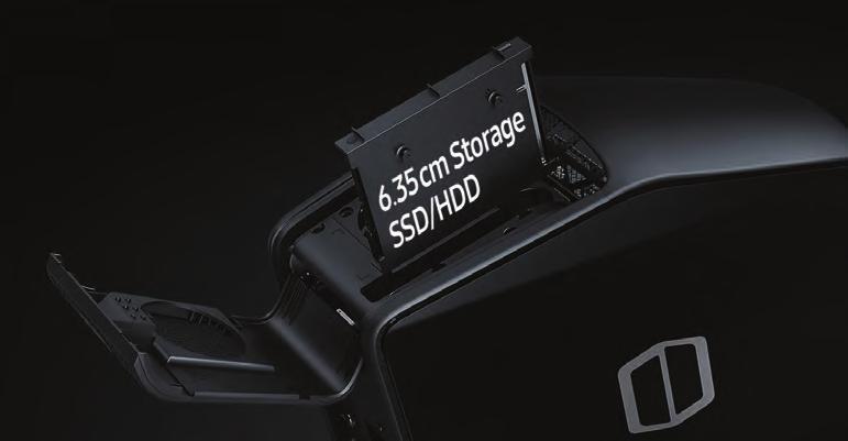 한손으로간편하게 SSD / HDD 업그레이드가가능합니다. - 6.35 cm SSD / HDD 는별매품입니다.