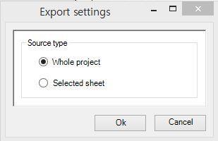 txt 형식으로 Export 진행.