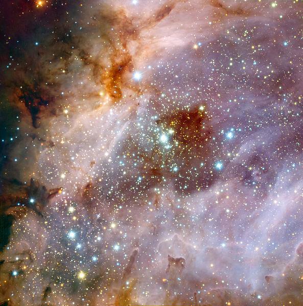 짂공에서의에너지전달 복사 radiation Astronomers using data from ESO's Very Large Telescope (VLT), at the Paranal Observatory in Chile, have made an impressive composite of the nebula Messier 17, also known