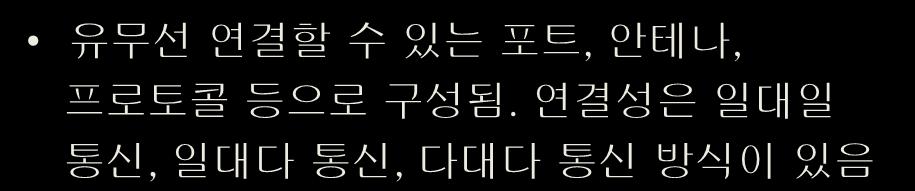 물리적요소 제품의기계및전기부품으로구성되며, 단말의칩및모듈을포함