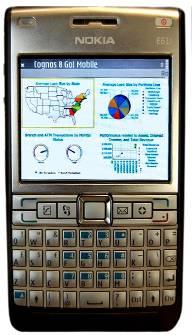 에서작성한리포트를그대로조회할수있습니다. IBM Cognos Go! Mobile 1.