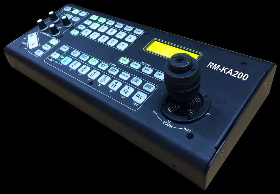 제품소개 Controller RM-KA200 Remote Controller 양방향커뮤니케이션 14 cameras 제어 ( 그룹지정시최대