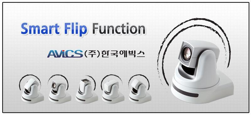 특징 Smart Flip Function Tilt 운전이 90 를넘어서는경우자동으로영상을 Flip 하는기능.