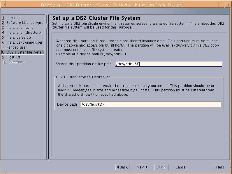 Installation (GUI)./db2setup l /tmp/db2setup.log t /tmp/db2setup.