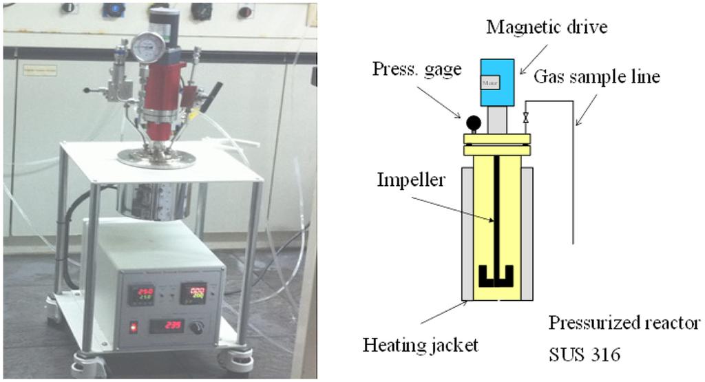 TNT 오염토의염기성가수분해효율향상을위한최적운전인자도출 105 Fig. 3. Bench-scale experiment equipment for alkaline hydrolysis of explosives using in this study (Left) and schematic diagram (Right). 2. 재료및방법 2.1. 실험재료실험에사용된시약은 TNT standard(1,000 mg/l, AccuStandard, USA) 및 NaOH(98%, OCI, Korea) 를사용하였다.