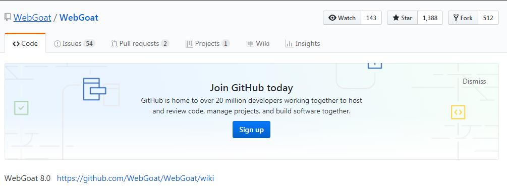 WebGoat https://github.