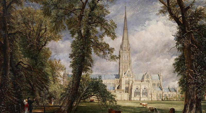[Salisbury Cathedral from the Bishop