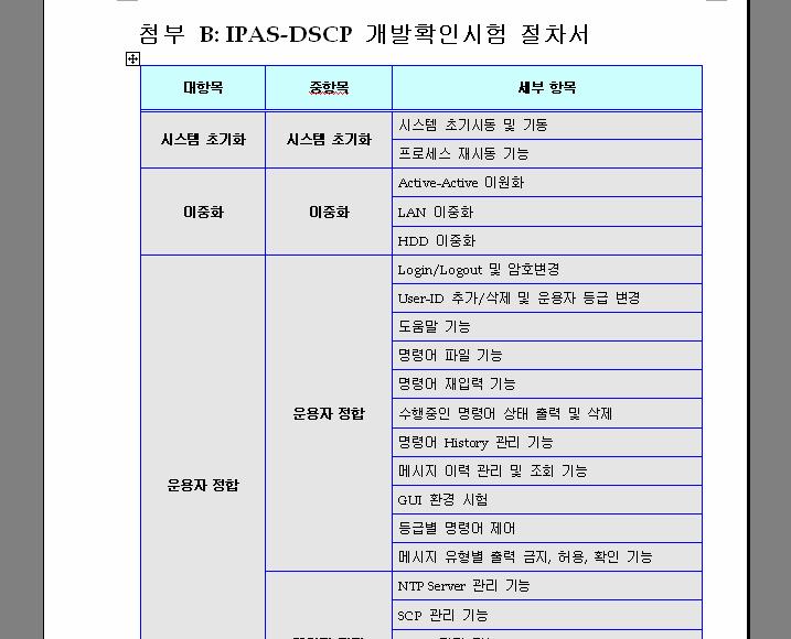 통합작업일정