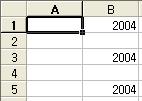 29. 다음프로시저에대한설명으로옳은것은? Sub Test02() Dim j As Integer Do While j < 5 [A1].Offset(j, 1) = 2004 j = j + 2 Loop End Sub 1 실행하면 [B1] 셀에 2004가입력된다. 2 이작업은 j 가 5 보다클때실행된다. 3 실행하면결과값은 5개입력된다.