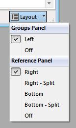 Layout Group Panel Left EndNote Library 왼쪽에 Group Panel 생성 Off Group Panel 사용하지않는다.