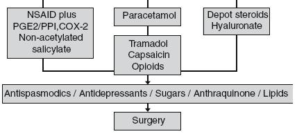 만성근골격계통증치료지침의변화 COX-2 inhibitor Cardiovascular event ACR(American College of Rheumatology), 2000 APS (American Pain Society), 2002 EULAR (European League Against Rheumatism), 2003 Rofecoxib was