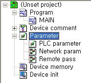 4. GX-Developer 6) 파라미터 (Parameter) 1. PLC parameter - PLC 를구동하기위한필수파라미터 2.