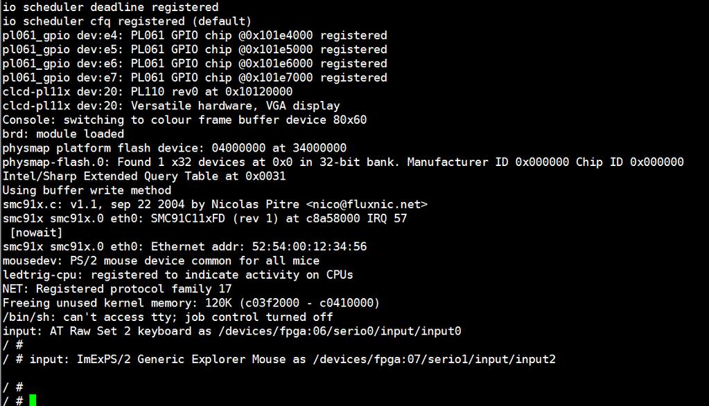 Bootloader + Kernel + RFS 부팅 qemu-system-arm -M versatilepb -m