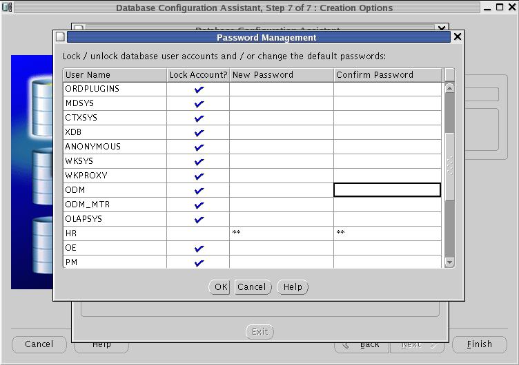 5. ORACLE DB 설치 29 ㅇ연습계정 scott/tiger, hr/hr