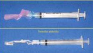 [ 안전기구종류별장단점, 비용 ] 구분 안전측면목적 장점 단점 비용범위 US$ SIP- Plastic needle shield to be added to a syringe (ISO 23908 Sharps
