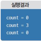 decrement(); print_count(); void print_count(void)