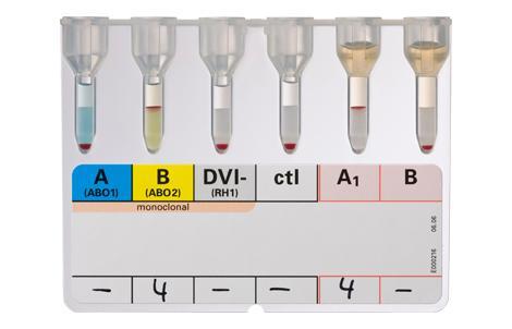 3. IH-1000 소개 (10/18) IH-1000 ABD+Reverse Group 검사시약 혈청형검사혈구 : ID-DiaCell A1 B (0.