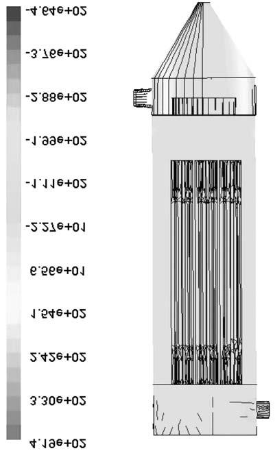 Distribution of velocity vector (m/s). Fig. 6.