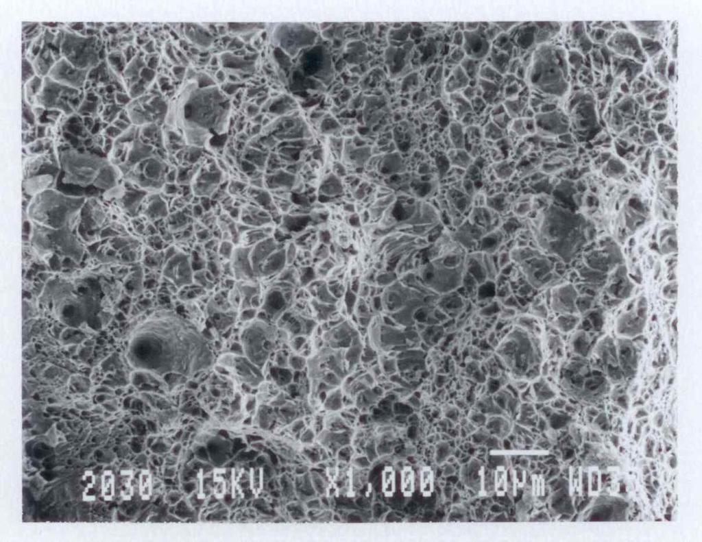 10 Scaig Electro microscoic examiatio of the fractured surface of GL-EH36 steel at room temerature Fig.