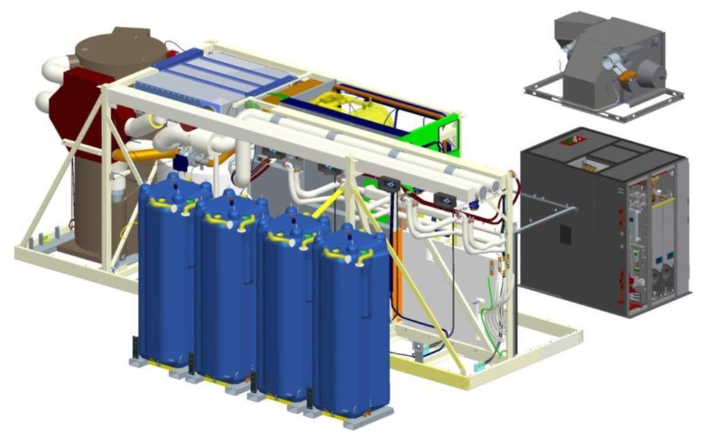 수소이용 ( 발전용연료전지 ) Fuel processing system Thermal management system Frame Process blower