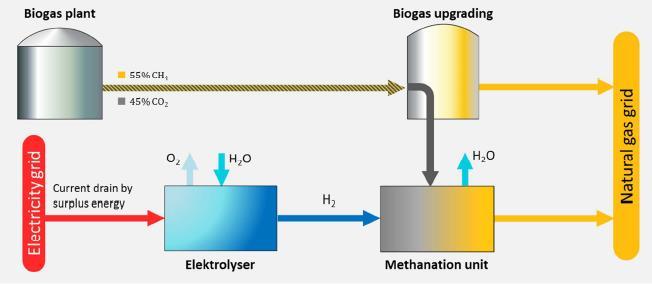 1 바이오가스플랜트에서는 55% 의메탄과 45% 의이산화탄소가나오게되는데, 이를 Biogas - upgrading