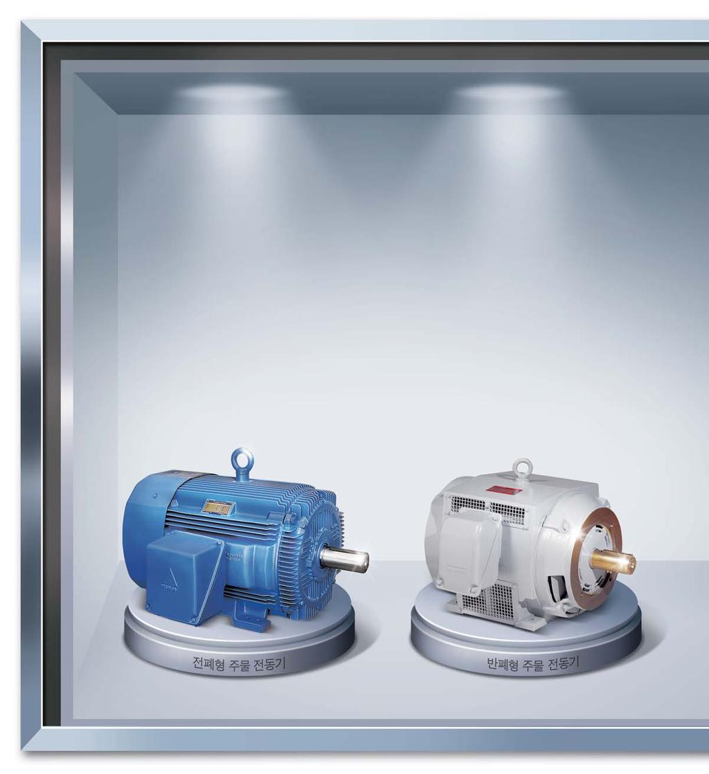 현대저압유도전동기 Low Voltage Induction Motor 전세계주요업체에수출되어우수한품질을인정받은현대전동기!