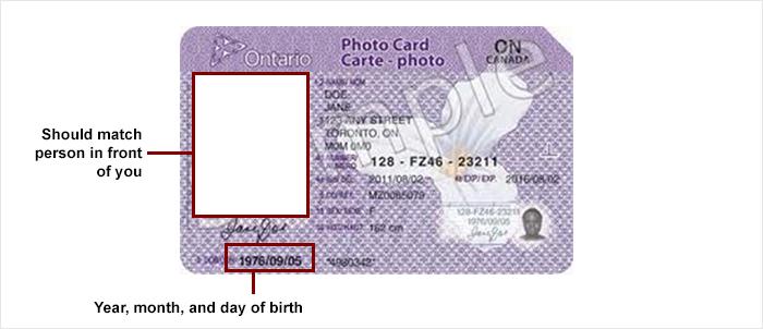 온타리오주사진 ID 카드읽는방법 Ontario Photo Identification card ( 온타리오주사진신분증 )