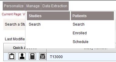 Enrolled 클릭또는해당과제클릭 (2) Manage Patients Search 클릭시