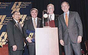 Malcolm Baldrige National Quality Award (L-R): Sec.