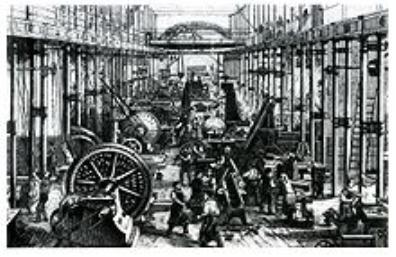 동력 / 기계 (Engine/Machine): 산업혁명 1760년경부터영국에서산업혁명 (industrial revolution) 이시작되어제조업의비약적인발전이시작되었다. 산업혁명을뒷받침하는것은증기기관같은동력기관 (engine) 에기반한기계 (machine) 의사용이었다.