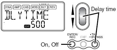 DLY : 딜레이타임 (Delay Time)