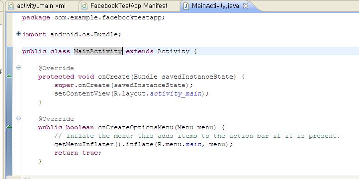 - Facebook Developer App