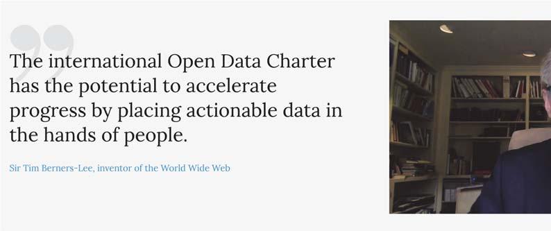 12 6 International Open Data Charter, September 2015 1.